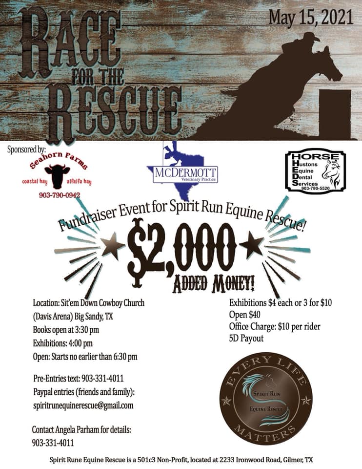 Fundraiser Event for Spirit Run Equine Rescue